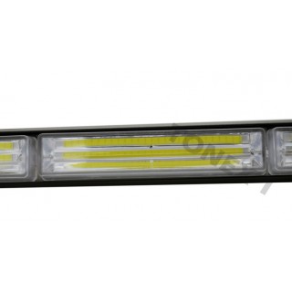 Аварийна сигнална LED лампа 12V / 24V блиц бяла светлина